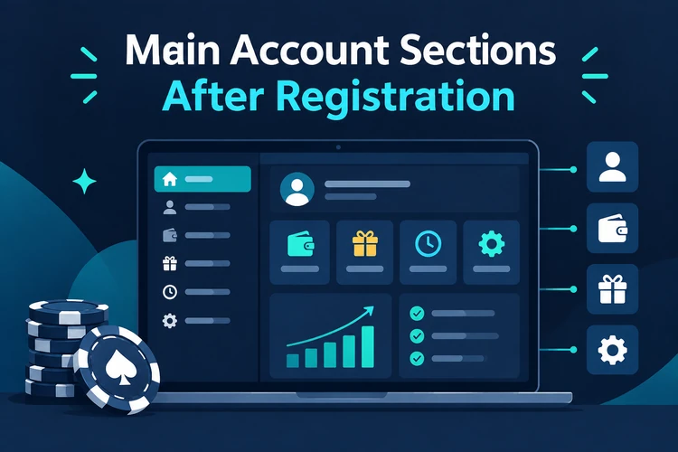 Main Account Sections After Registration